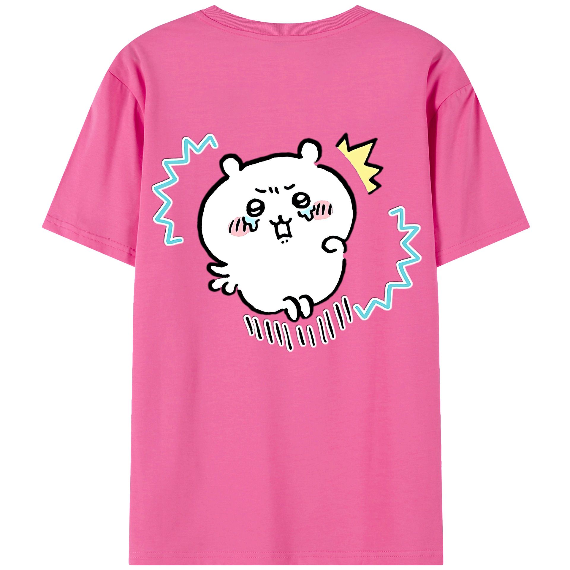 （画像用） ちいかわ ちいかわ Chii-kawa chiikawa レディース半袖Tシャツ(バックプリント)